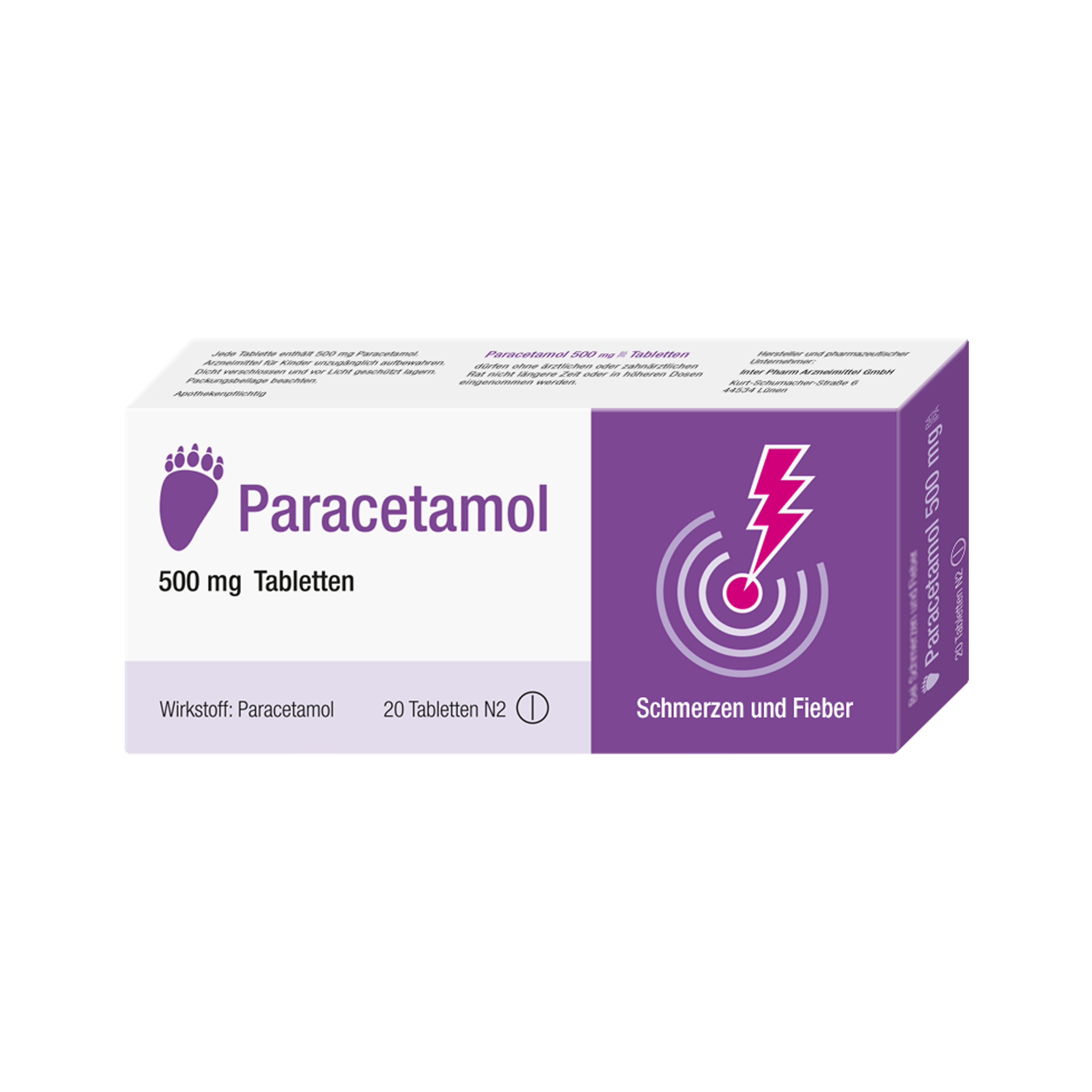 PARACETAMOL-Tabletten mg/BA St - Bären-Apotheke - Top-Marken - Bären- Apotheken